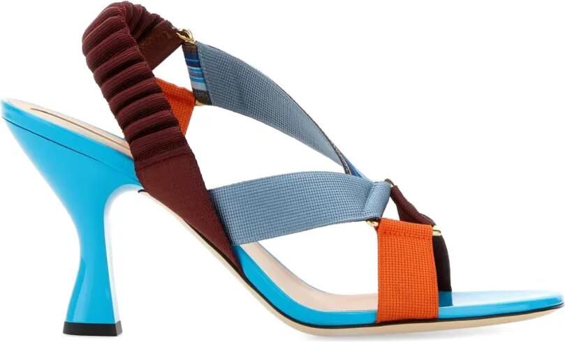 FENDI Iconic Colibrì sandalen Blauw