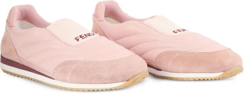 Fendi Kids Gewatteerde sneakers Roze