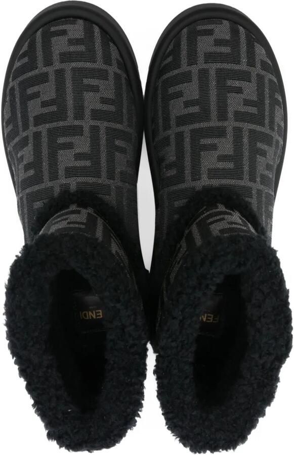 Fendi Kids Laarzen met FF-patroon Grijs - Foto 2
