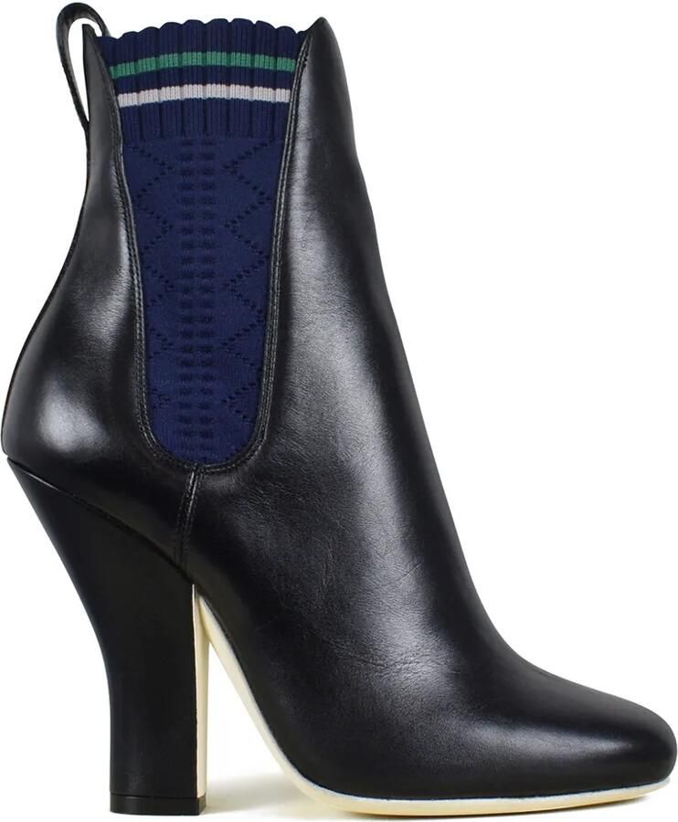 FENDI Laarzen met elastische vlakken Zwart