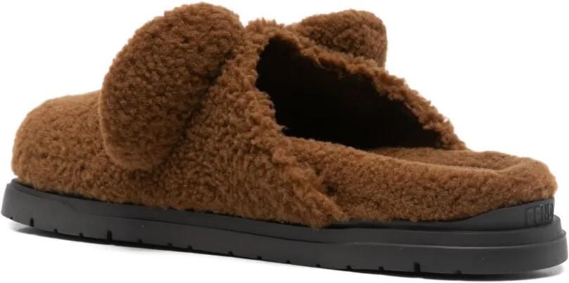 FENDI Lammy muiltjes Bruin - Foto 3