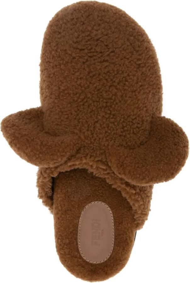 FENDI Lammy muiltjes Bruin - Foto 2