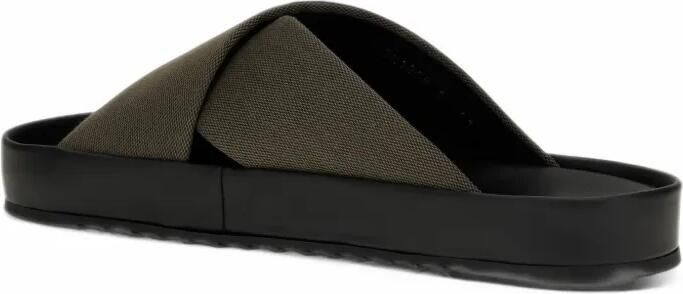 FENDI Leren en grijs-groene slippers - Foto 3