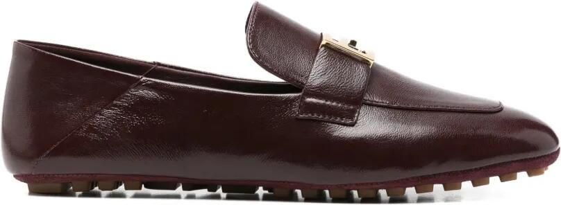 FENDI Loafers met gesp Bruin