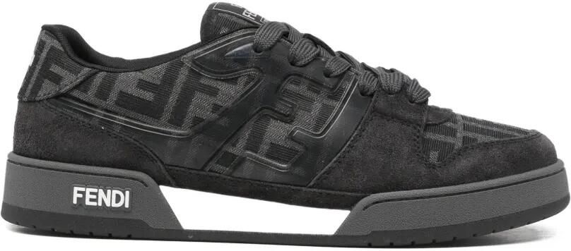 FENDI Match sneakers met patroon en logo-print Zwart