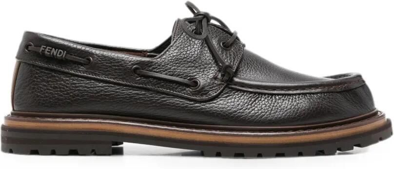 FENDI Pequin veterschoenen Bruin