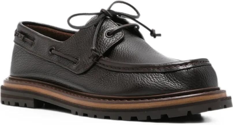 FENDI Pequin veterschoenen Bruin - Foto 3