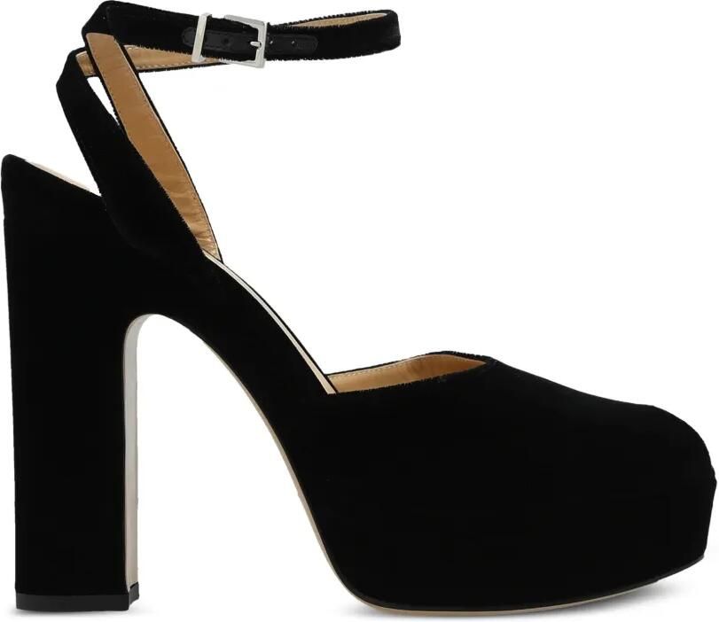 FENDI Sandalen met plateauzool Zwart