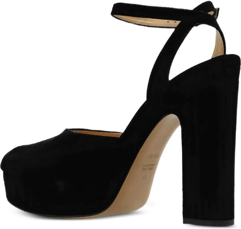 FENDI Sandalen met plateauzool Zwart - Foto 3