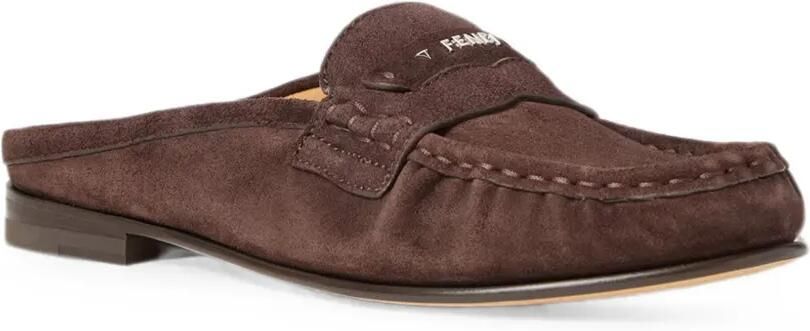FENDI Scrunch loafers Bruin - Foto 4