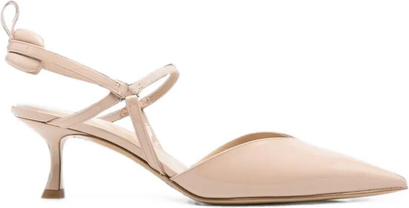FENDI Slingback pumps met puntige neus Roze