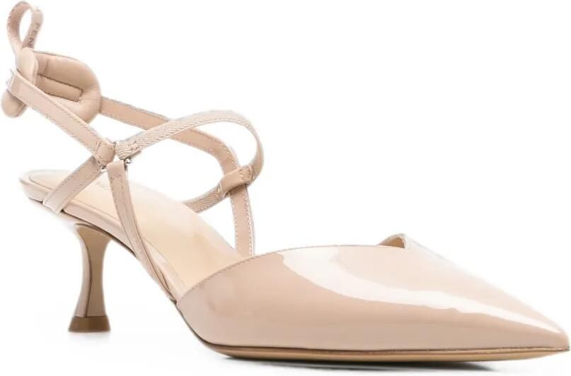 FENDI Slingback pumps met puntige neus Roze - Foto 2