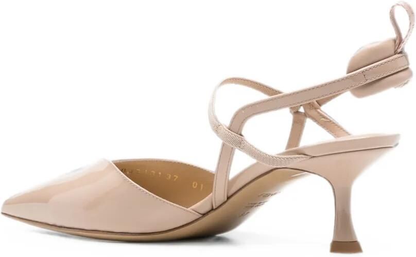 FENDI Slingback pumps met puntige neus Roze - Foto 3