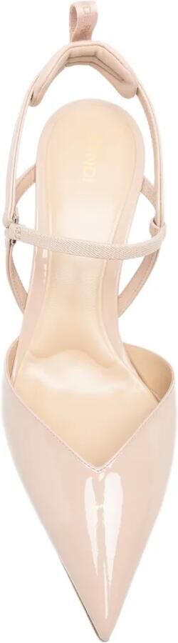FENDI Slingback pumps met puntige neus Roze - Foto 4