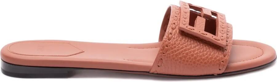 FENDI Slippers met logogesp Oranje