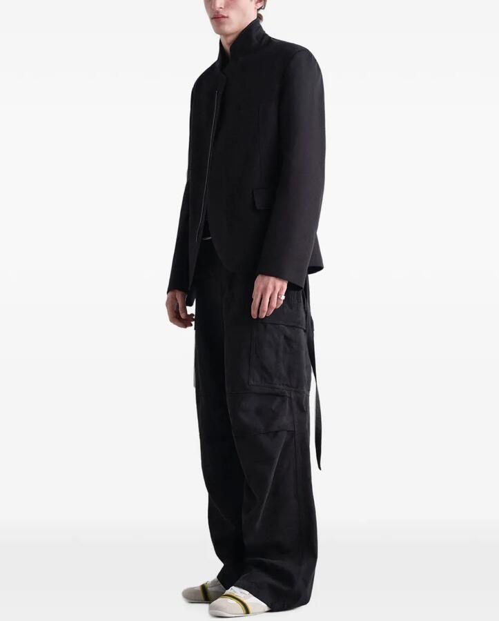 FENDI Suède en witte leren low-top sneakers - Foto 2