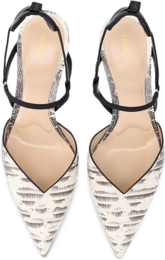 FENDI Very Colibrì pumps Beige - Foto 3