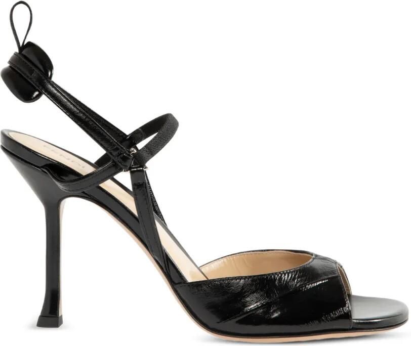 FENDI Very Colibri slingback sandalen met hak Zwart