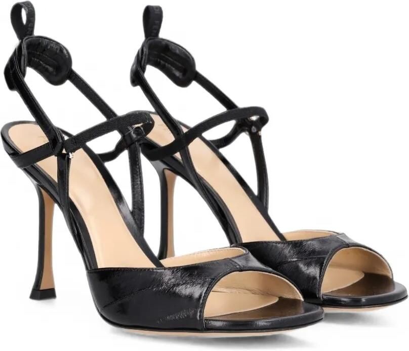 FENDI Very Colibrì slingback sandalen met hak Zwart - Foto 3