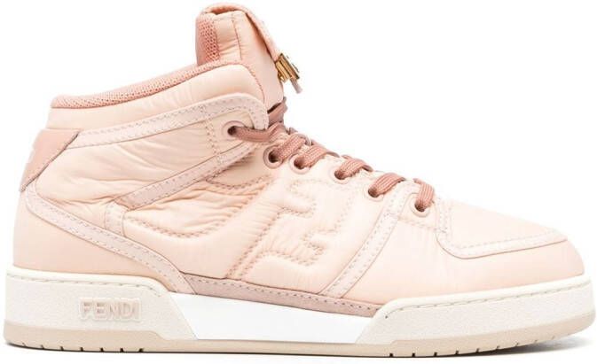 FENDI Match high-top sneakers Roze