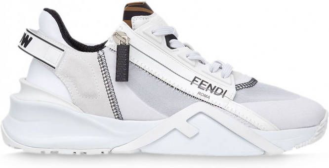 Fendi Logo Sneakers Black Beige | lage-top sneaker | fashionette