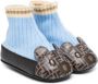 Fendi Kids Leren sandalen Blauw - Thumbnail 1