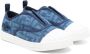 Fendi Kids Low-top sneakers van spijkerstof Blauw - Thumbnail 1