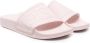 Fendi Kids Slippers met logo-reliëf Roze - Thumbnail 1