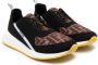 Fendi Kids Sneakers met bloe print Zwart - Thumbnail 1
