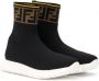 Fendi Kids Sneakers met FF afwerking Zwart - Thumbnail 1
