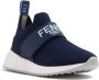 Fendi Kids Sneakers met logo Blauw - Thumbnail 1