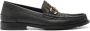 FENDI Leren loafers met logoplakkaat Bruin - Thumbnail 1
