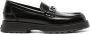 FENDI Loafers met logoplakkaat Zwart - Thumbnail 1