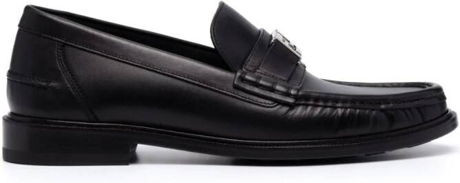 FENDI Loafers met logoplakkaat Zwart