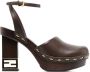 FENDI Leren pumps Bruin - Thumbnail 1
