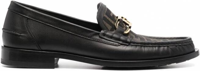 FENDI O'Lock loafers Zwart