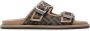 FENDI Sandalen met FF-logoprint Bruin - Thumbnail 1