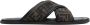FENDI Slippers met FF-jacquard Zwart - Thumbnail 1