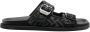 FENDI Feel sandalen met FF-jacquard Zwart - Thumbnail 1