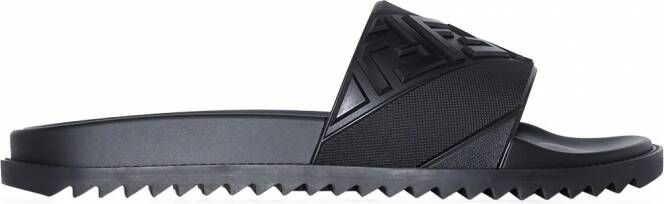 FENDI Espadrilles met logoprint Bruin