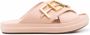 FENDI Slippers met logo Roze - Thumbnail 1