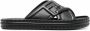 FENDI Slippers met logo Zwart - Thumbnail 1