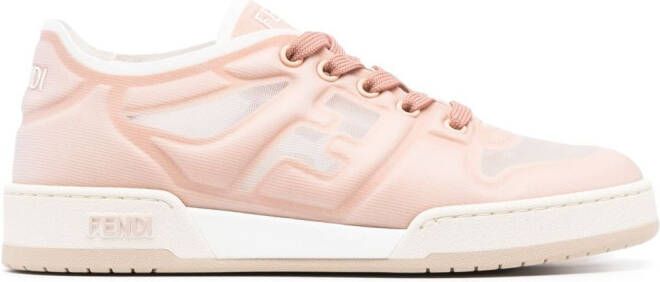 FENDI Sneakers met logo-reliëf Roze