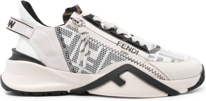FENDI Sneakers met logoprint Beige