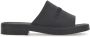 Ferragamo Slippers met 3D logo Zwart - Thumbnail 1