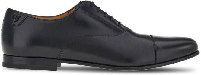 Ferragamo Derby schoenen met ronde neus Zwart