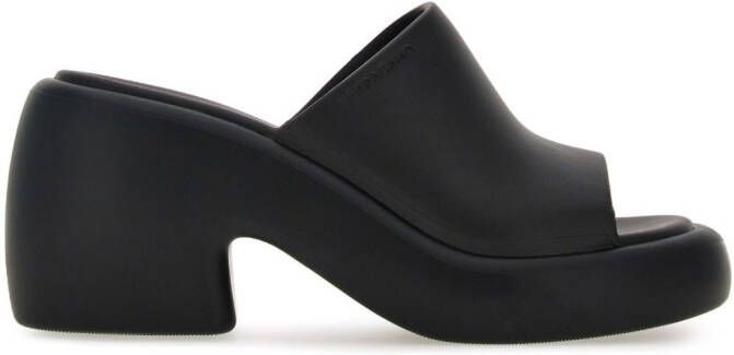 Ferragamo Muiltjes met open neus Zwart