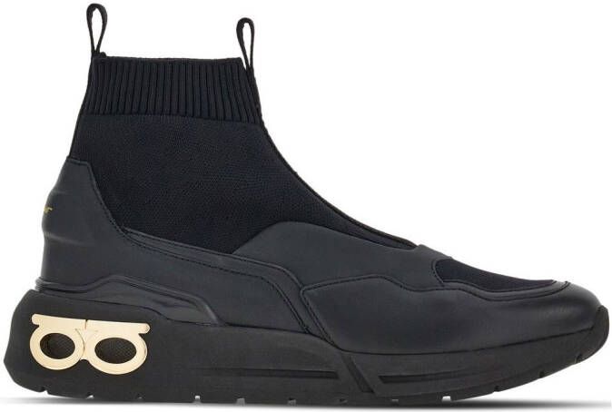 Ferragamo Cosma soksneakers Zwart