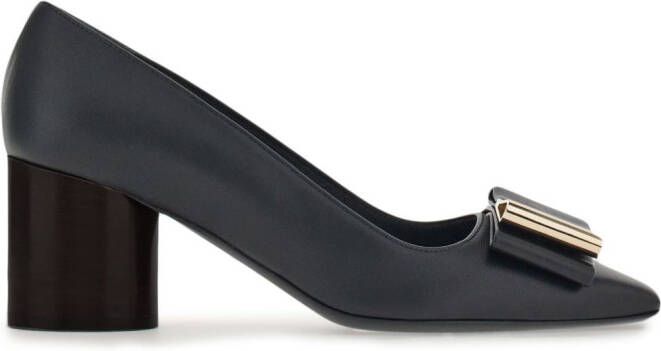 Ferragamo Leren pumps Zwart