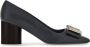 Ferragamo Leren pumps Zwart - Thumbnail 1